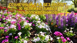 Солнечный сад без хлопот 10 неприхотливых почвопокровников!
