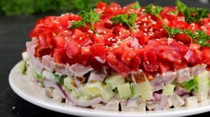 Праздничный Салат за 10 минут "Буба из Одессы" Самый вкусный Салат, что я когда-либо ел!