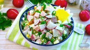 Когда вкус полностью соответствует названию. САЛАТ "ВЕСЕННИЙ"
