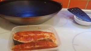 Стейк из форели в ВОК