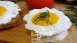 Тосты с ветчиной, сыром и яйцом