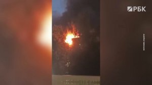 В многоэтажном доме на улице Генерала Тюленева пожар