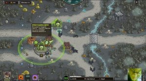 Kingdom Rush Frontiers (Ветеран) → Оскверненная Роща - Героическое Испытание