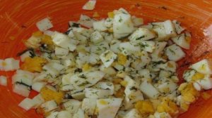 Слойки с яичной начинкой