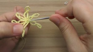 Вязание цветка крючком - вязание для начинающих - how to crochet flower