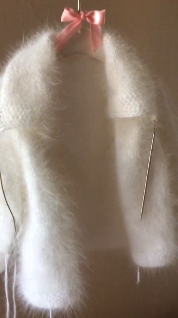 Вяжу кардиган из ангоры #вяжуназаказ #handmade #ручнаяработа смотреть онлайн