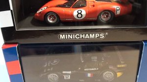 Minichamps 1/43 Ford P68 + Action 1/43 Panoz GTR-1 - распаковка