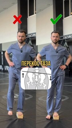 Перекос таза, упражнение от Реабилитолога Максима Ткаченко