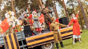 Накануне Дня Победы агитбригады создают праздничное настроение в Орехово-Зуевском округе