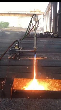 Резка толстого металла