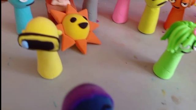 Леплю и показываю коллекцию спрунки