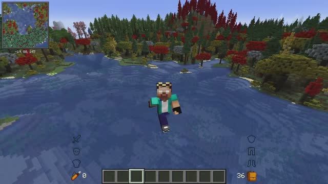 Сравнил УЛЬТРА графику и обычную в Minecraft… и спел песенку! 🎮😆