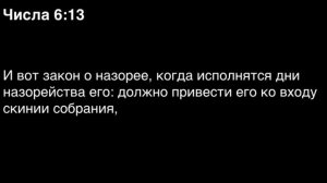 Числа, глава 6