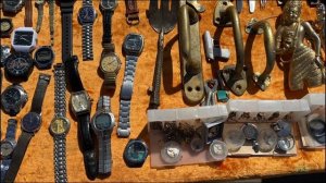 Винтажный блошиный рынок Вернисаж  Обзор товаров, предметов старины и антиквариата. Барахолка Мск