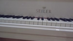 Два красивых рояля Зайлер 168 Seiler - черный и белый Германия