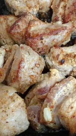 Приготовление мяса от осетина