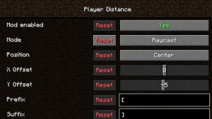 Обзор Мода Player Distance Display для Minecraft 1.20.4