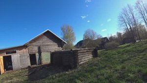 Ранняя весна в деревне, много дел по хозяйству