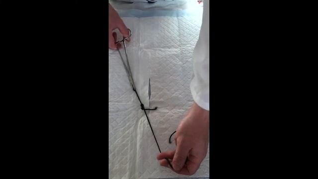 Наложение хирургического узла, пример 5 смотреть онлайн