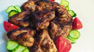 Куриные крылышки на мангале. Сочные и очень вкусные