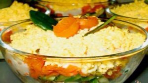Салат с сардиной и каперсами