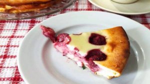 Творожная запеканка с клубникой