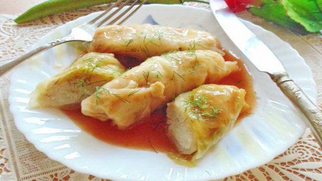 Голубцы с рыбой