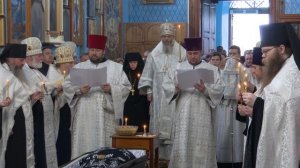 Отпевание Схиигуменьи Нины