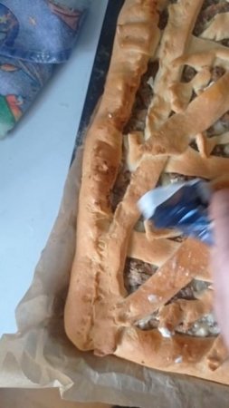 Пирог с сайрой