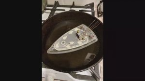 Чистка утюга Tefal от накипи. Часть 2.