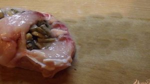 Куриная грудка фаршированная грибами