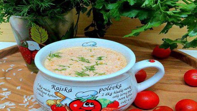 Польский томатный суп (Zupa pomidorowa)