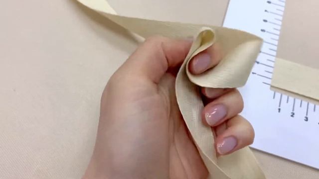 Лента киперная цв.суровый, ш.25мм, хлопок-100% Арт 21781