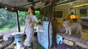 Кемпинг в плохую погоду | Минивен-палатка