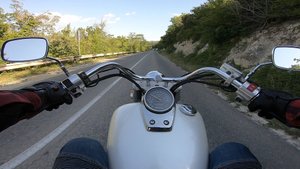 Езда на мотоцикле Honda Shadow Aero 750 #54|| Дневная поездка