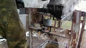 Доработка корпуса воздушного фильтра, замена масляного фильтра, установка двигателя мотоцикл урал