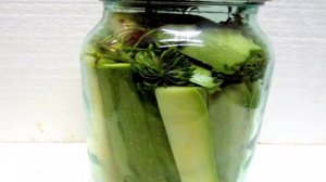 Кабачки маринованные