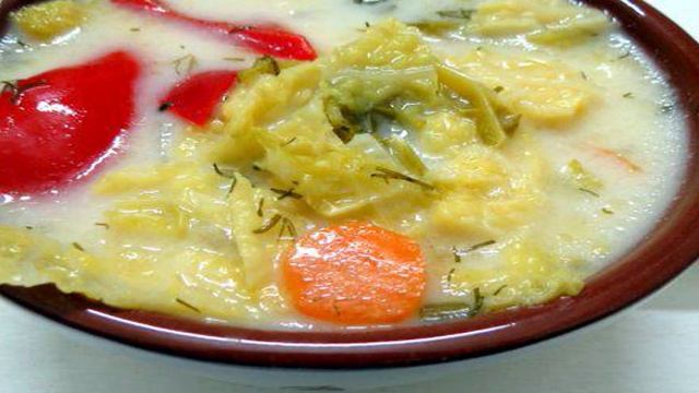 Суп с савойской капустой