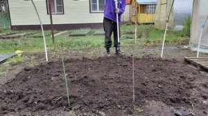 готовлю место для посадки тыквы
