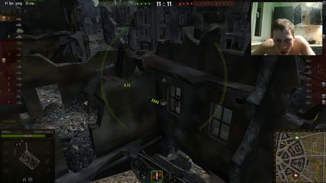 стрим World Of Tanks часть 3хPZ 1 C Танкует боком