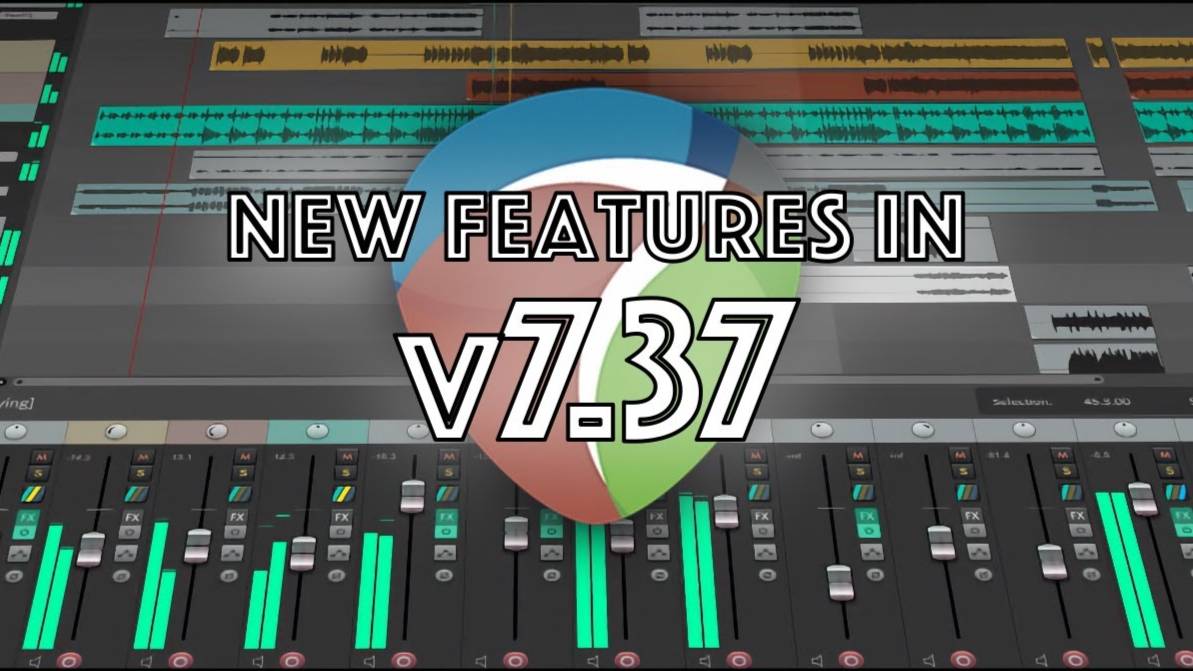 What's New in Reaper v7.37: New Render Features, Big Clock Additions and more...