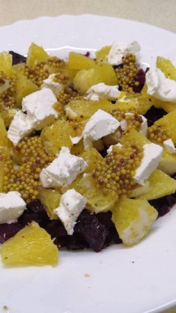 Салат из свеклы и апельсина. Необычное и очень вкусное сочетание!