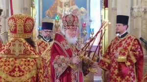 В кафедральном соборе Баку литургию совершил Патриарх Московский и всея Руси Кирилл