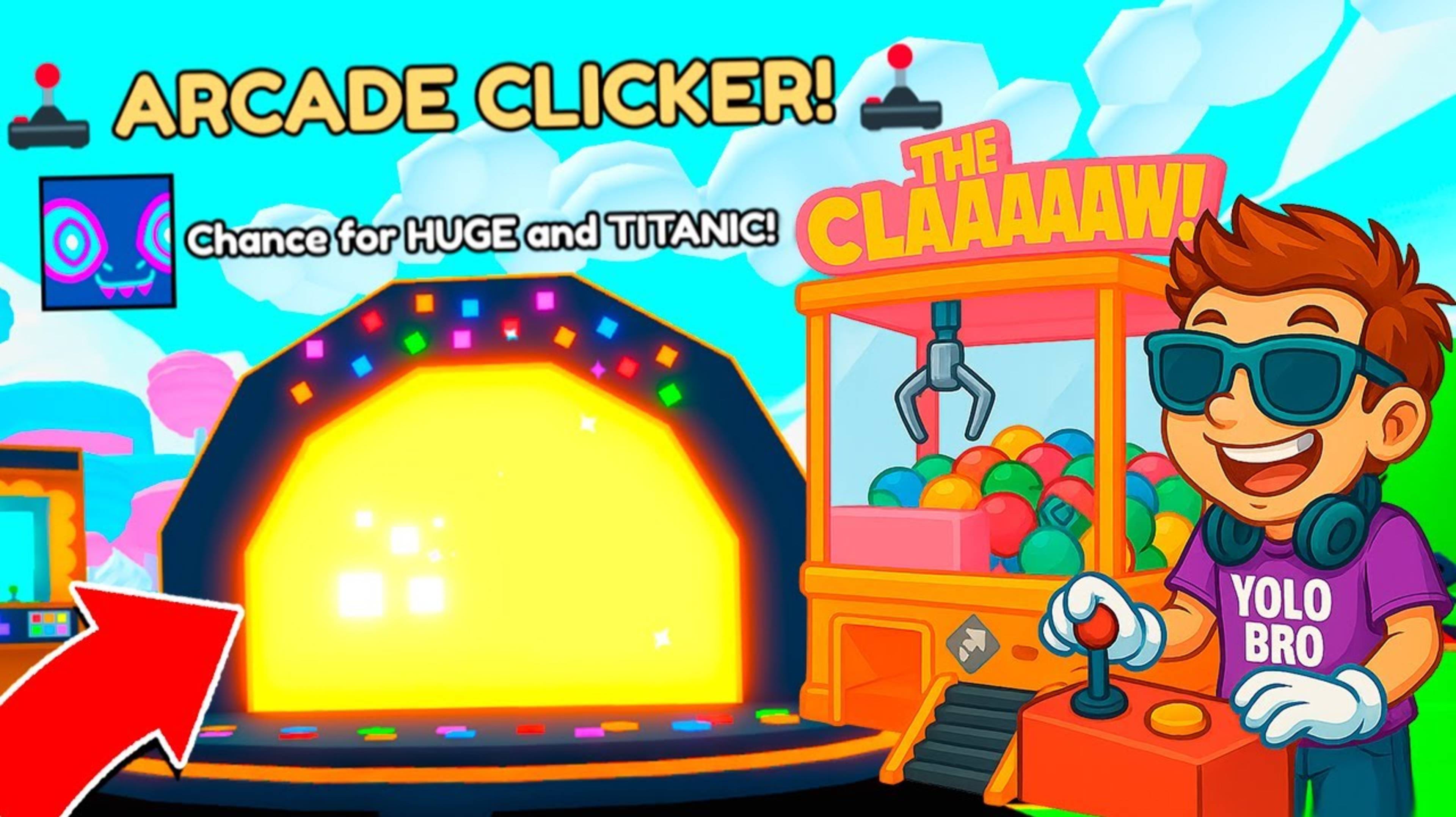 ВЫБИЛ ТИТАНИКА! ARCADE CLICKER ОБНОВЛЕНИЕ PETS GO В РОБЛОКС!