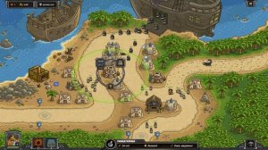 Прохождение Kingdom Rush Frontiers Veteran - Level 5 Пиратское логово Heroic