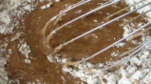 Шоколадный манник с папайей и фундуком