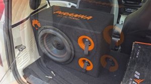 УСТАНОВКА И ПРОСЛУШКА DL AUDIO Raven 2.750 V.2 + PIRANHA 12 DOUBLE PORT V2