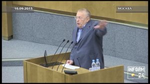 В. Жириновский - скандал в Госдуме