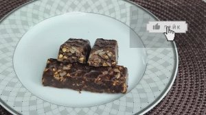 Шоколадные батончики без сахара для полезного перекуса (можно дать детям в школу)