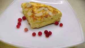 Одна пачка творога и никакой муки!  Легкая как облачко запеканка